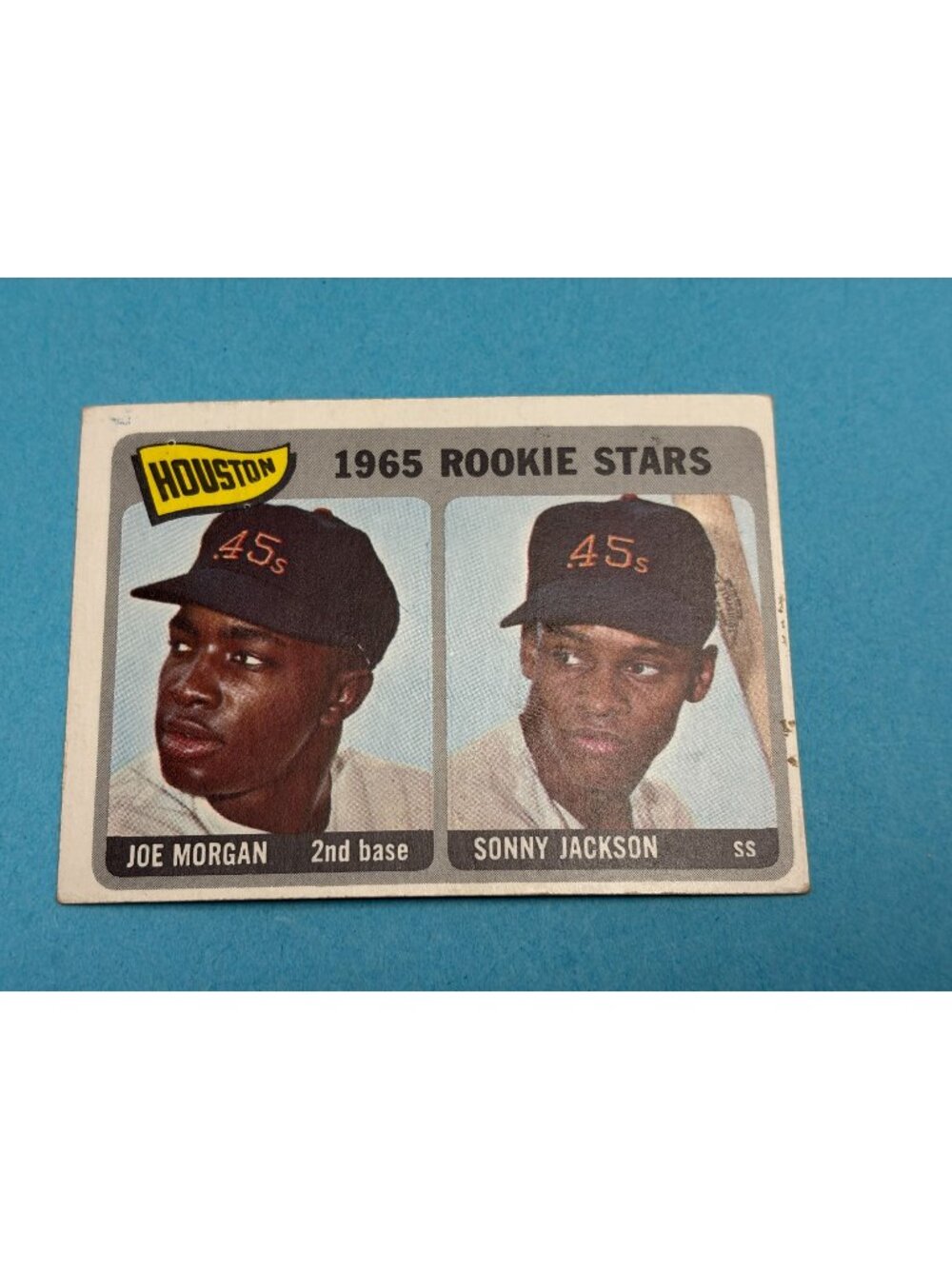 1965 Topps #16 Joe Morgan RC Rookie HOF Houston Colt 45s NO CREASES EX Condition